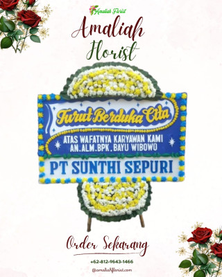 Papan Bunga Duka di Cakung Timur