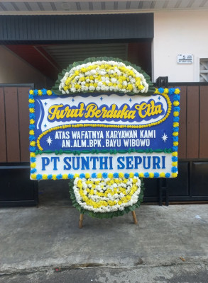 Papan Bunga Duka di Cakung Timur