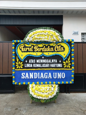 Papan Bunga Duka di Cakung Timur